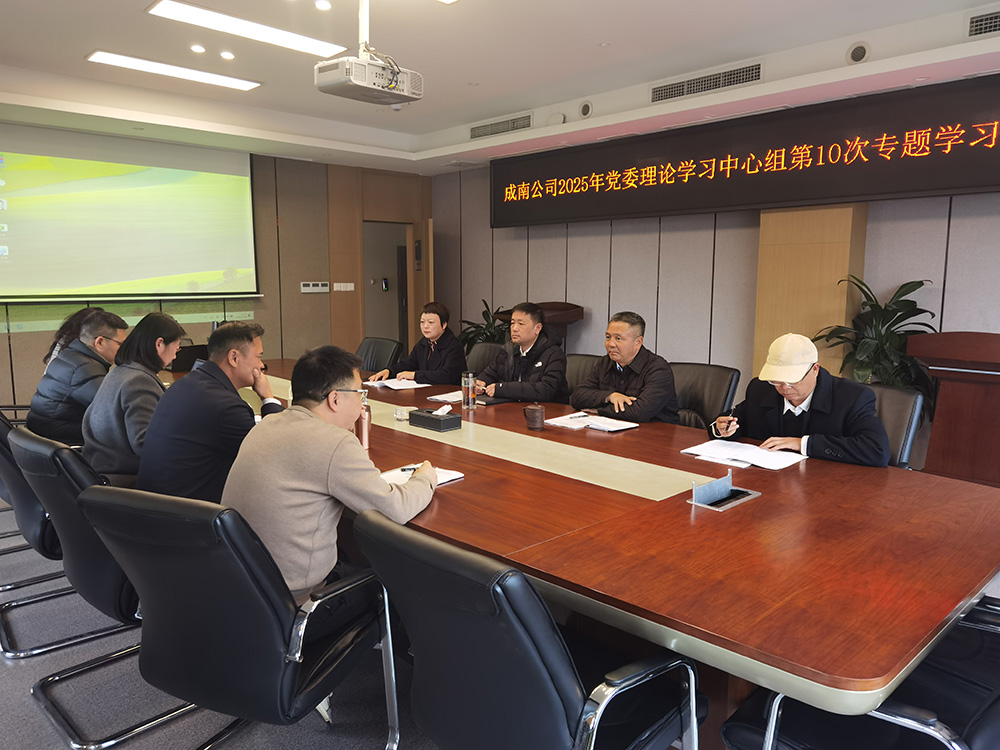 成南公司召開黨委理論學(xué)習(xí)中心組2025年第10次專題學(xué)習(xí)會.jpg